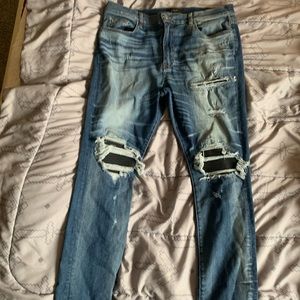 blue amiri jeans (size 36).